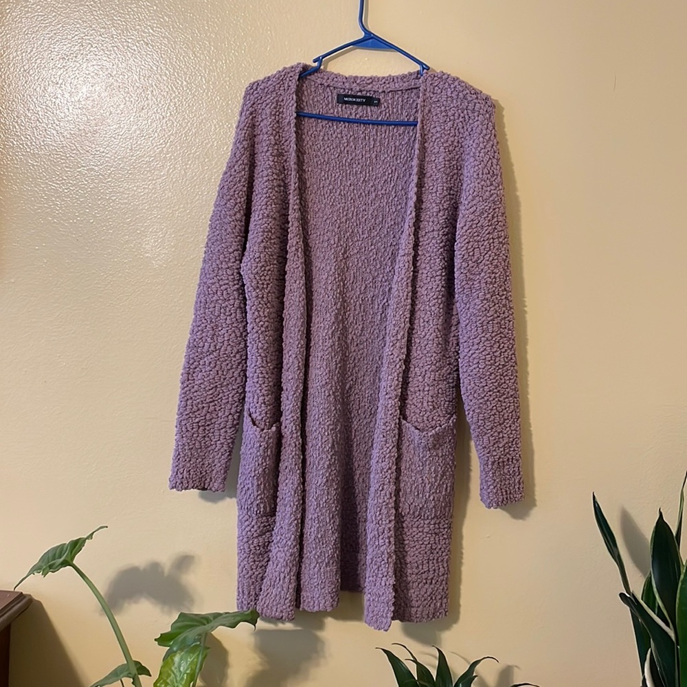 Purple Cardigan - Small